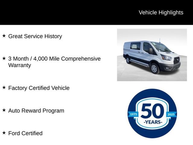 Certified 2024 Ford Transit 250 Low Roof w/ Exterior Upgrade Package RWD image 7