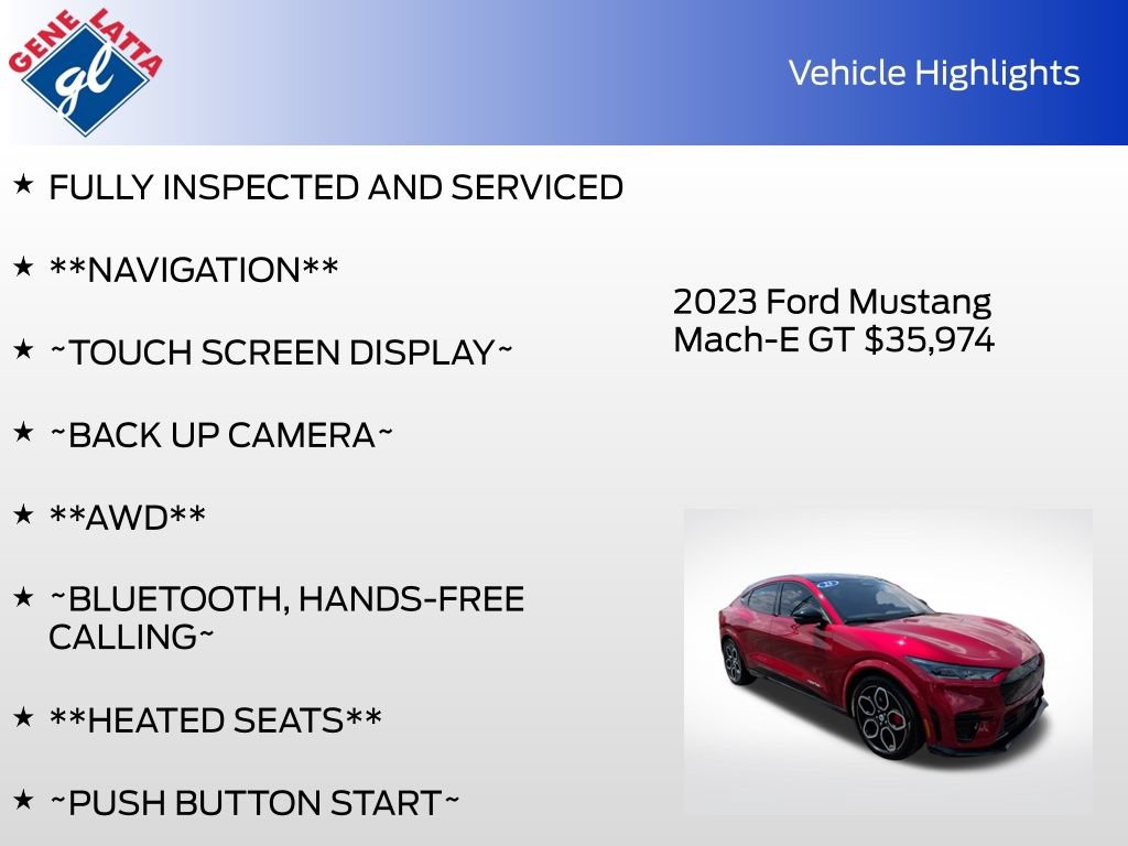 Certified 2023 Ford Mustang Mach-E GT AWD/4WD image 34