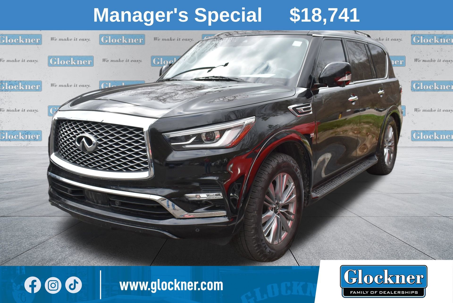 Used 2020 INFINITI QX80 Luxe w/ Proassist Package