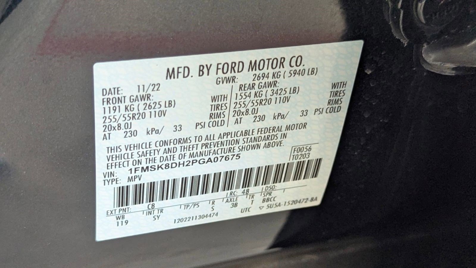 Certified 2023 Ford Explorer XLT w/ Equipment Group 202A image 20