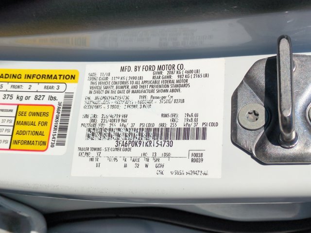 Certified 2019 Ford Fusion Titanium FWD image 38