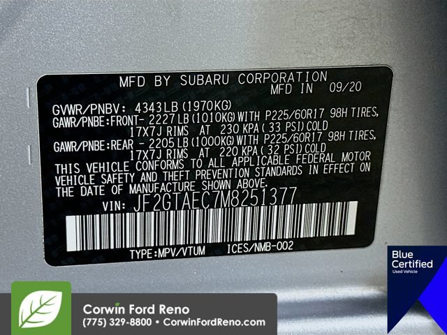 Used 2021 Subaru Crosstrek 2.0i Premium w/ Moonroof Package AWD/4WD image 35