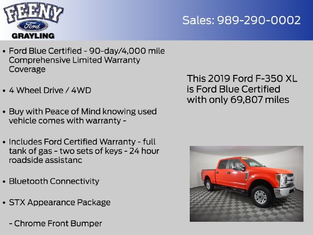 Certified 2019 Ford F350 XL w/ STX Appearance Package AWD/4WD image 5