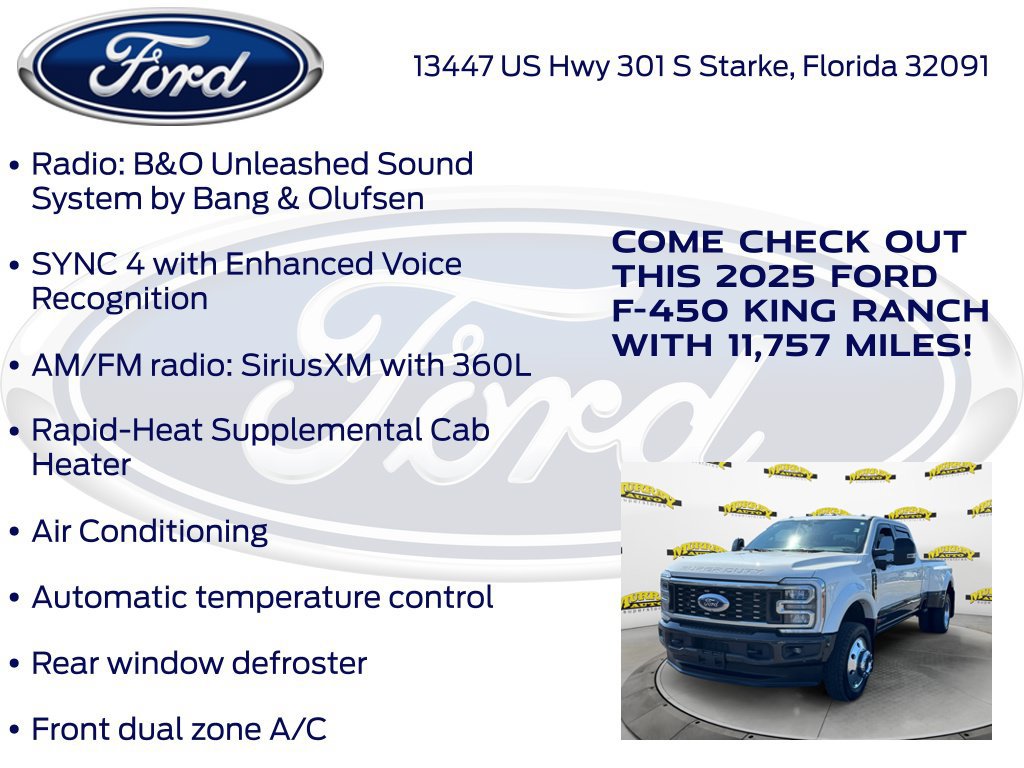 Certified 2025 Ford F450 King Ranch w/ FX4 Off-Road Package AWD/4WD image 27
