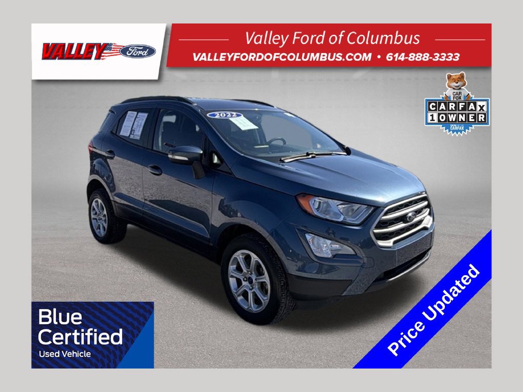 Certified 2022 Ford EcoSport SE w/ Interior Protection Package