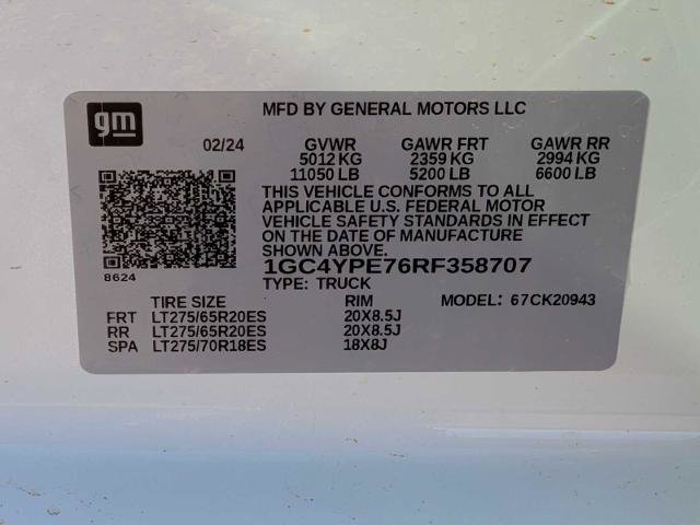 Used 2024 Chevrolet Silverado 2500 LTZ w/ LTZ Plus Package AWD/4WD image 28