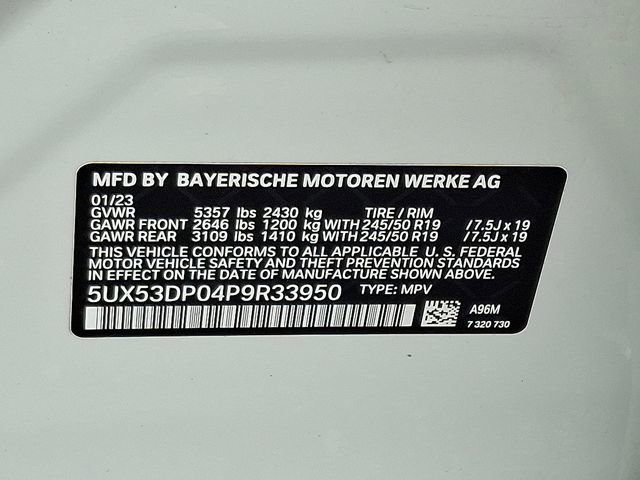 Used 2023 BMW X3 xDrive30i w/ Premium Package image 30