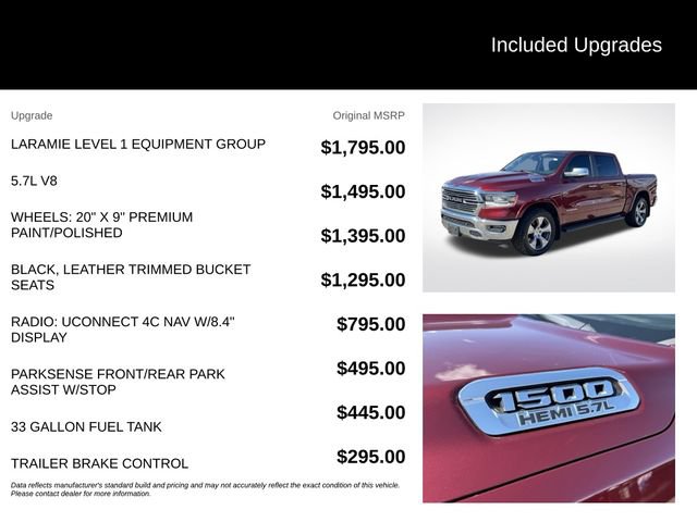 Used 2020 RAM 1500 Laramie AWD/4WD image 5
