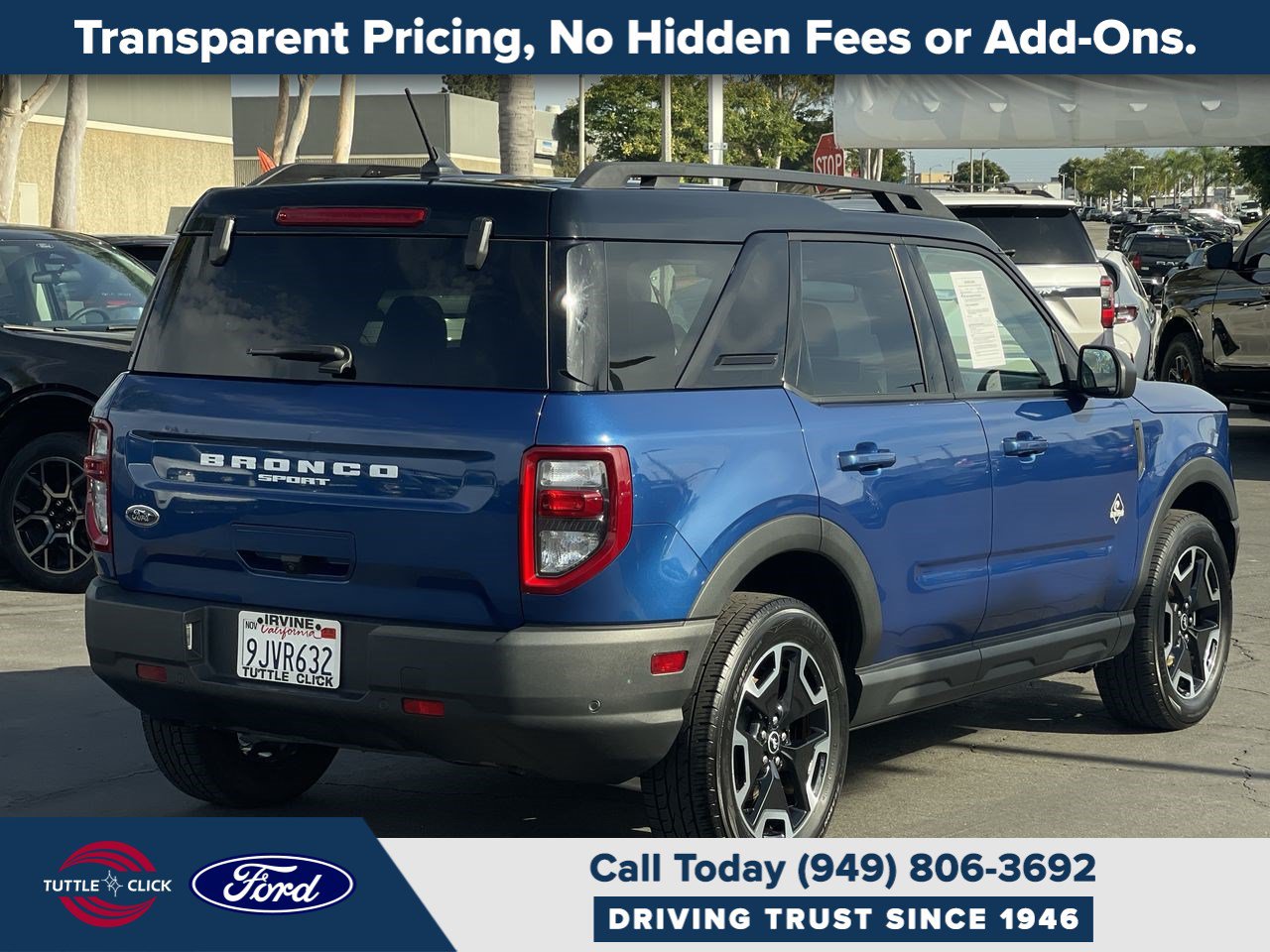 Certified 2023 Ford Bronco Sport Outer Banks w/ Tech Package AWD/4WD image 15