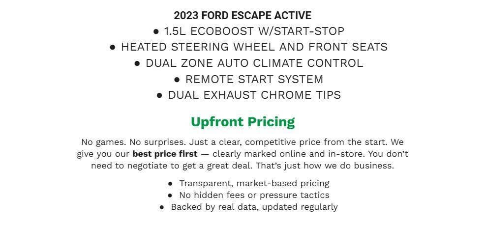 Certified 2023 Ford Escape Active image 2