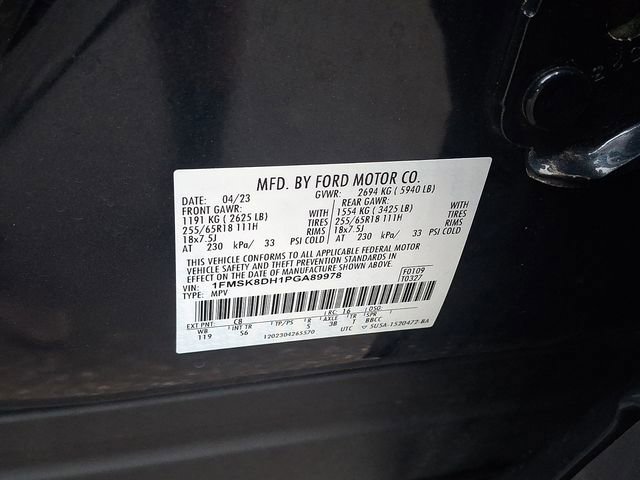Certified 2023 Ford Explorer XLT w/ Equipment Group 202A AWD/4WD image 28