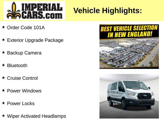 Certified 2022 Ford Transit 250 Low Roof w/ Exterior Upgrade Package image 11
