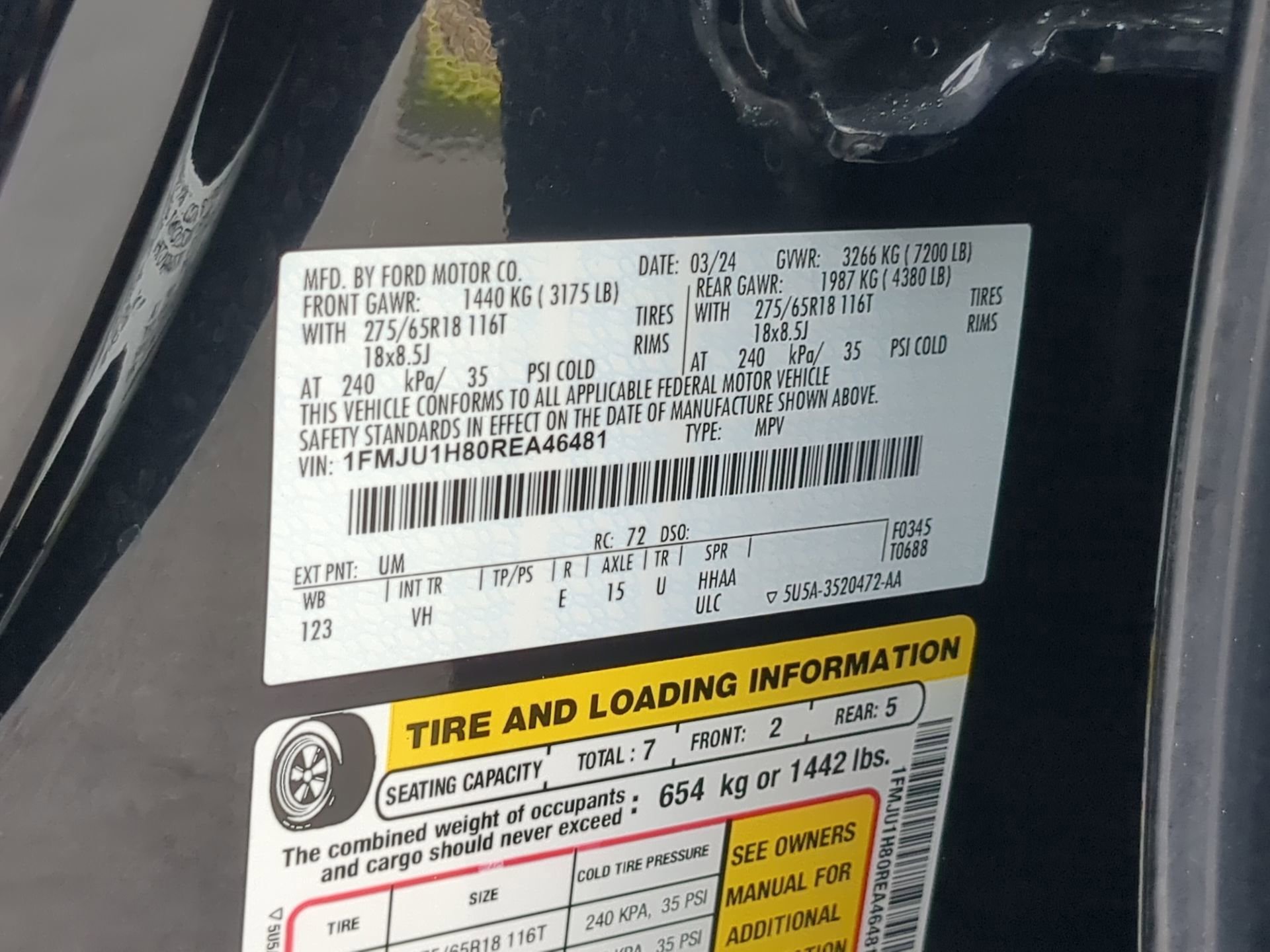 Certified 2024 Ford Expedition XLT RWD image 74
