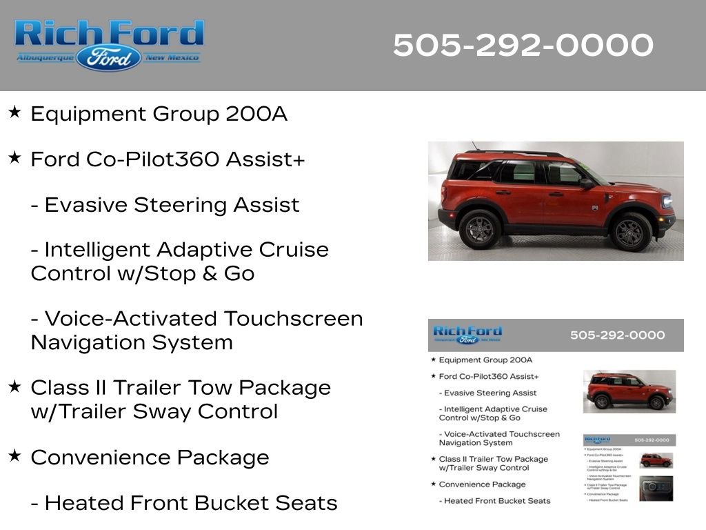 Certified 2022 Ford Bronco Sport Big Bend w/ Convenience Package AWD/4WD image 11