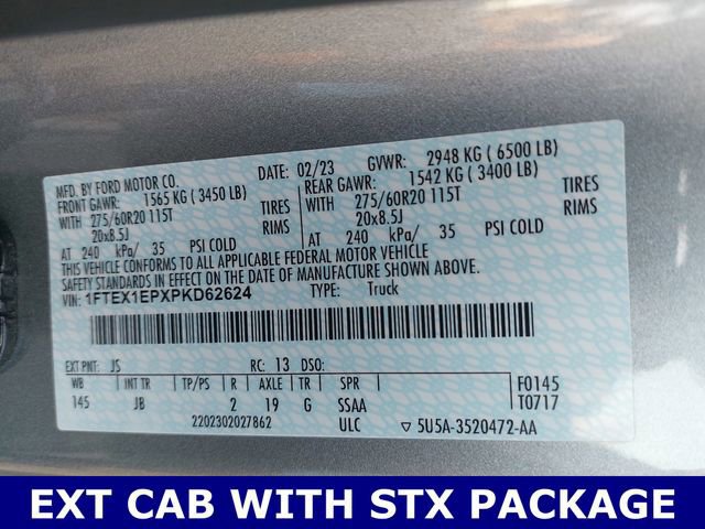 Certified 2023 Ford F150 XL w/ STX Appearance Package image 33