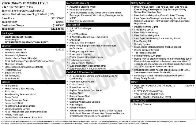 Used 2024 Chevrolet Malibu LT FWD image 23