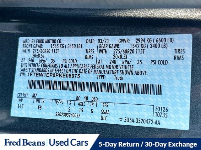 Certified 2023 Ford F150 XLT w/ Equipment Group 302A High image 34