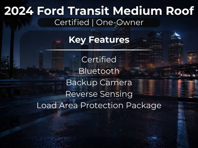 Certified 2024 Ford Transit 250 148 Medium Roof w/ Load Area Protection Package image 13