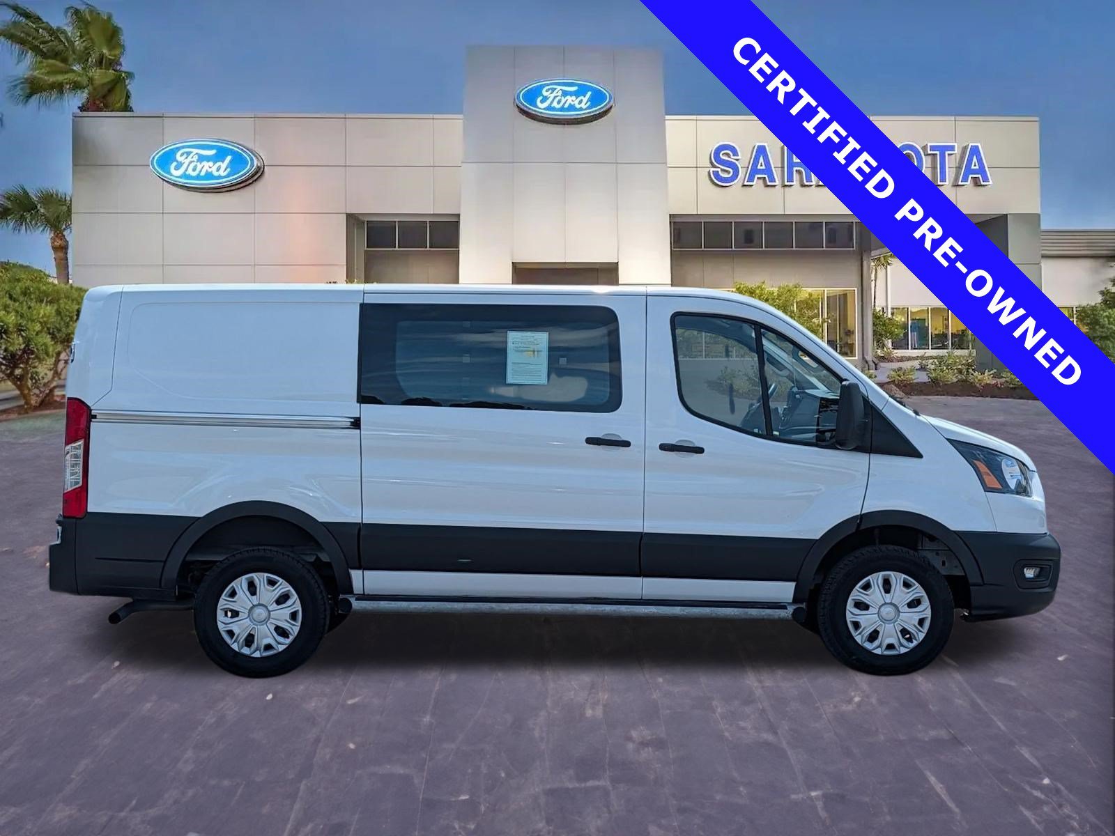 Certified 2025 Ford Transit 250 Low Roof w/ Exterior Upgrade Package RWD image 1