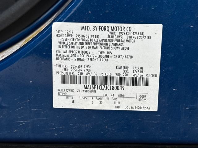 Certified 2018 Ford EcoSport SES image 57