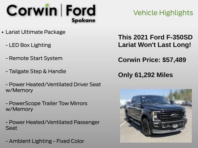 Certified 2021 Ford F350 Lariat AWD/4WD image 19
