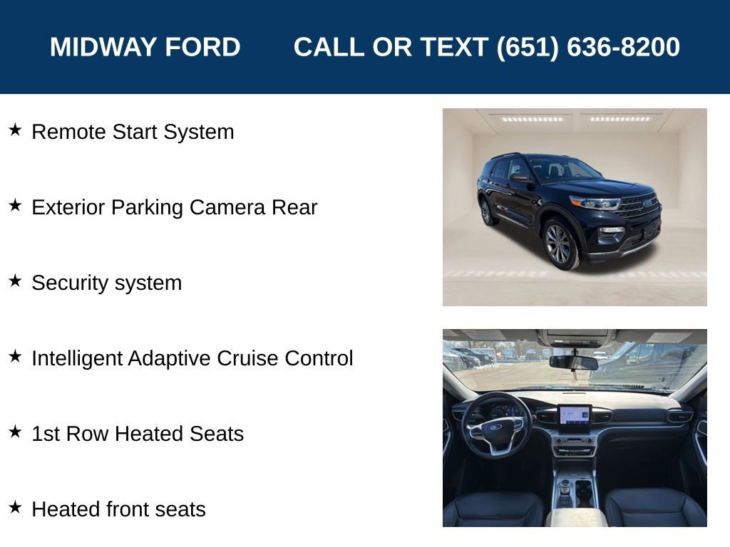 Certified 2022 Ford Explorer XLT w/ Equipment Group 202A image 18