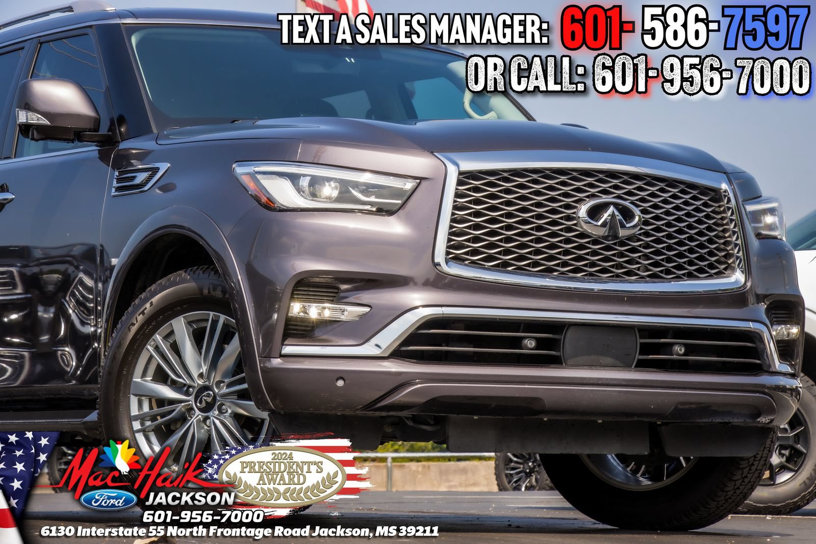 Used 2022 INFINITI QX80 Luxe w/ All-Season Package RWD image 2
