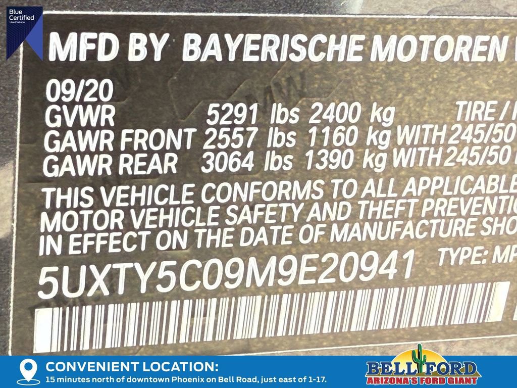 Used 2021 BMW X3 xDrive30i w/ Premium Package image 33