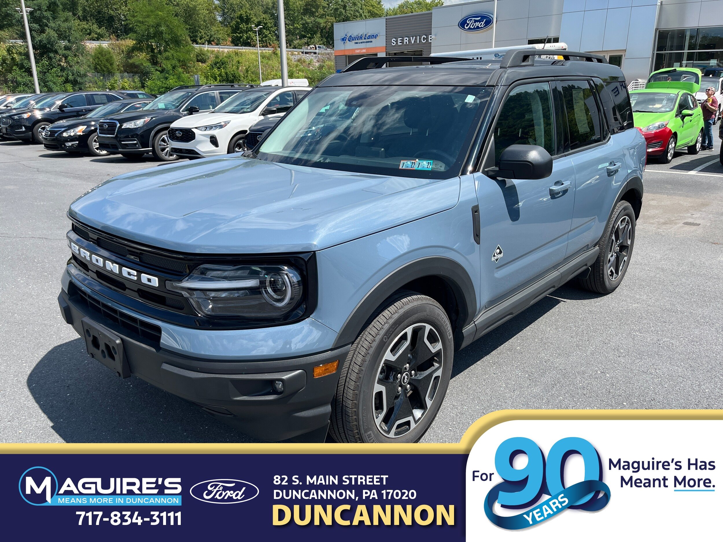 Certified 2024 Ford Bronco Sport Outer Banks w/ Tech Package