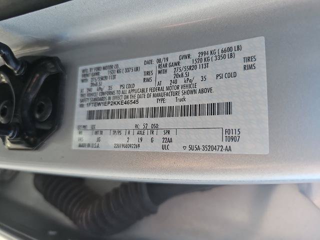 Certified 2019 Ford F150 XL w/ Equipment Group 101A Mid AWD/4WD image 33