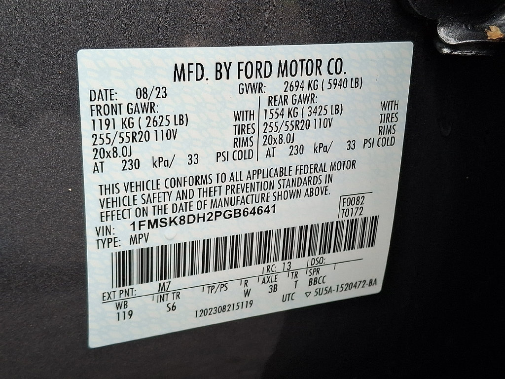 Certified 2023 Ford Explorer XLT w/ Equipment Group 202A AWD/4WD image 29