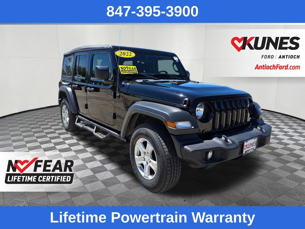 Used 2022 Jeep Wrangler Unlimited Sport AWD/4WD image 1