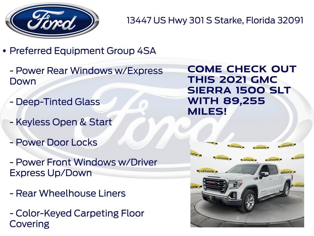 Used 2021 GMC Sierra 1500 SLT AWD/4WD image 20