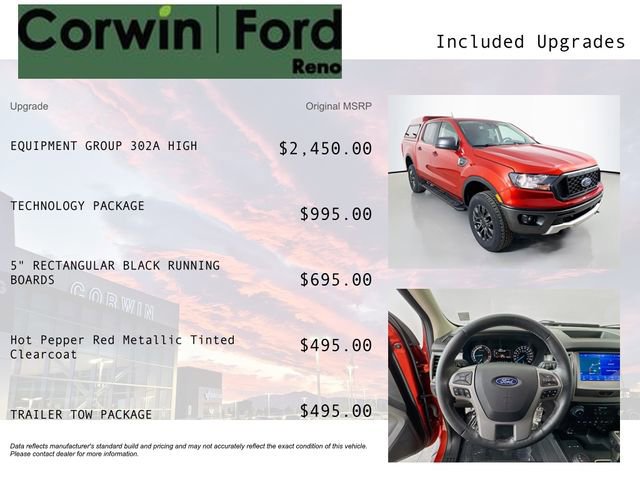 Certified 2023 Ford Ranger XLT w/ Equipment Group 302A High image 10