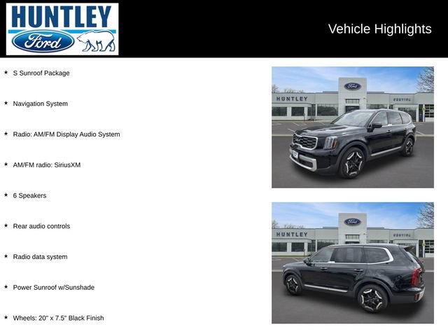 Used 2023 Kia Telluride S w/ S Sunroof Package AWD/4WD image 2
