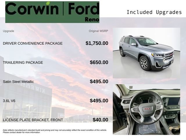 Used 2020 GMC Acadia SLE w/ Driver Convenience Package image 10