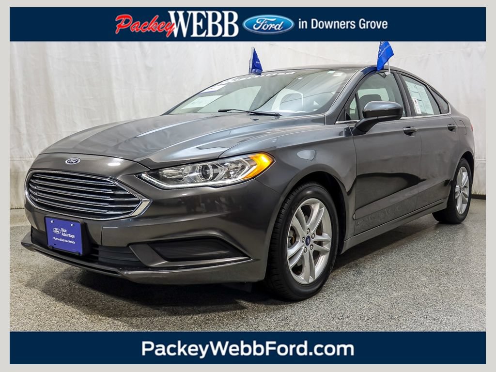 Certified 2018 Ford Fusion SE w/ Fusion SE Technology Package FWD image 1