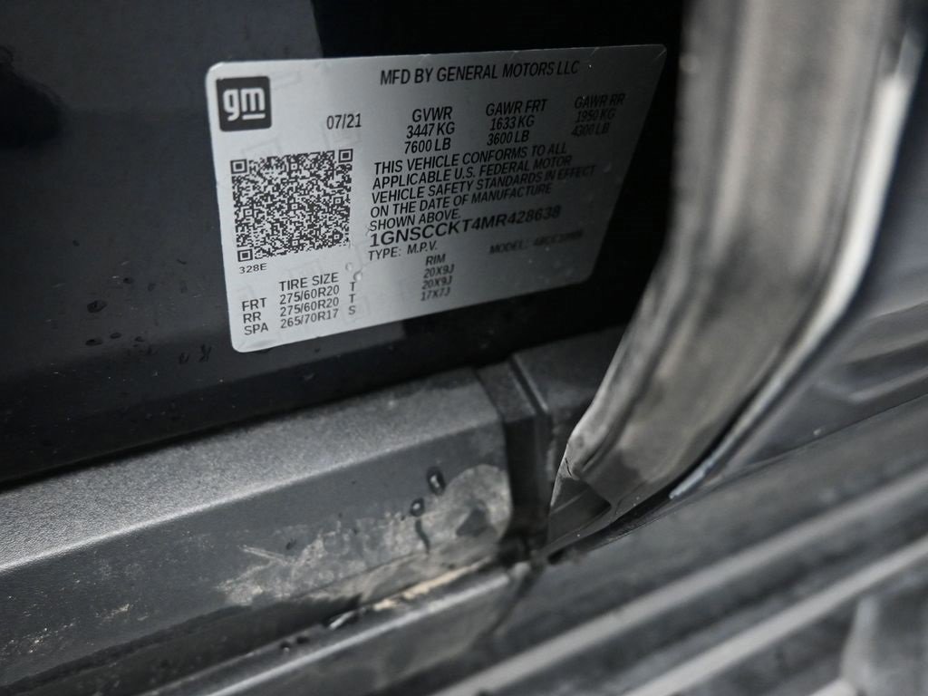 Used 2021 Chevrolet Suburban LT w/ Rear Media and Nav Package image 23