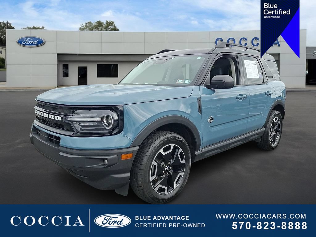 Certified 2023 Ford Bronco Sport Outer Banks w/ Tech Package AWD/4WD video 1