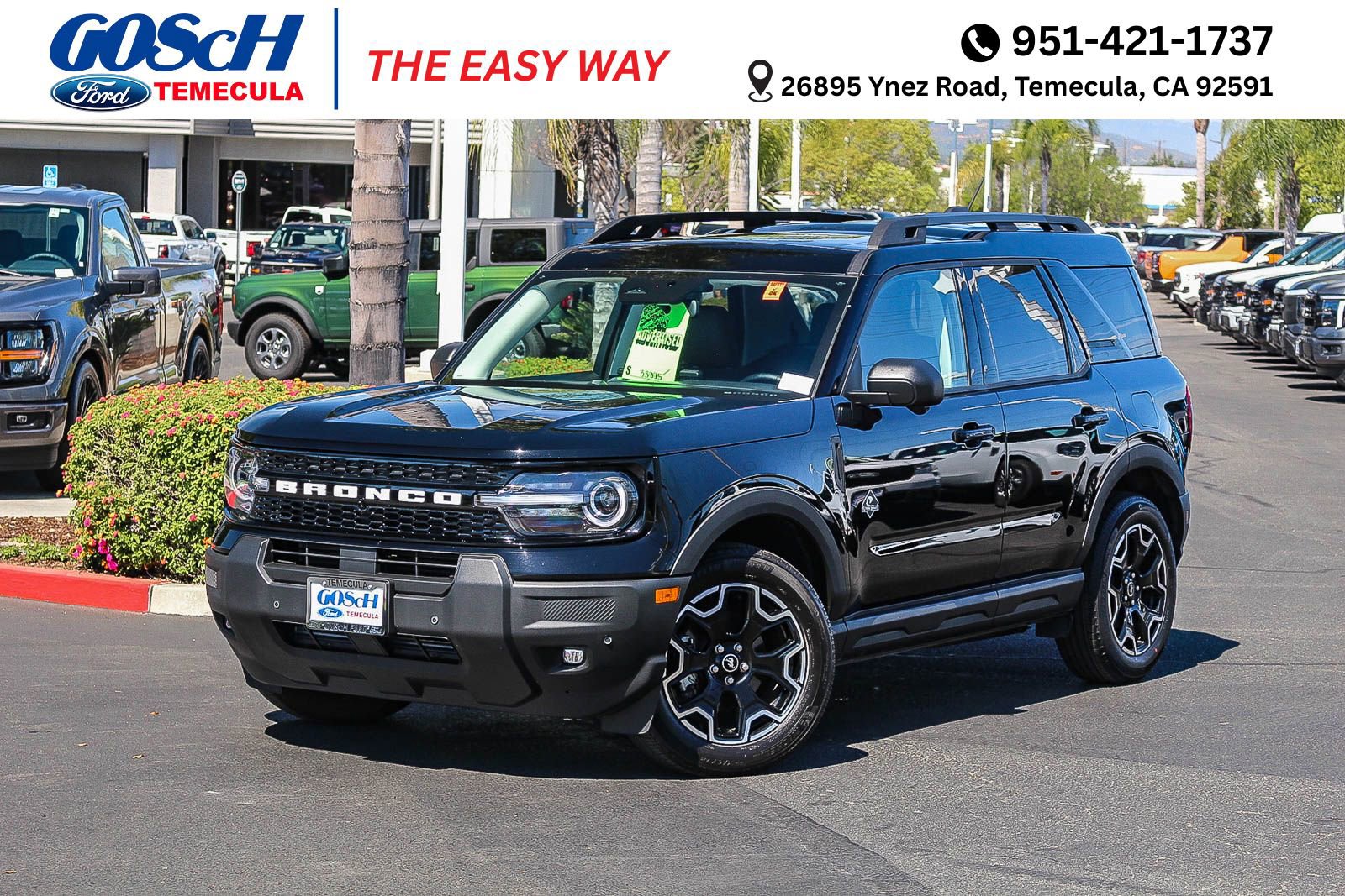 Certified 2025 Ford Bronco Sport Outer Banks w/ Outer Banks Tech Package+ AWD/4WD image 1
