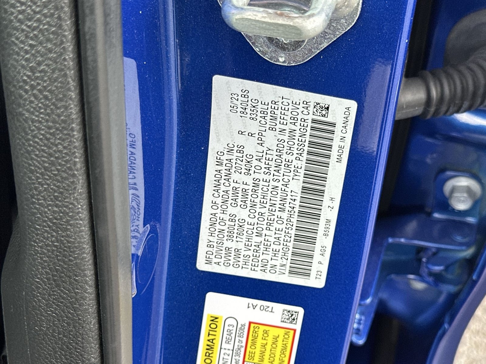 Used 2023 Honda Civic Sport image 35