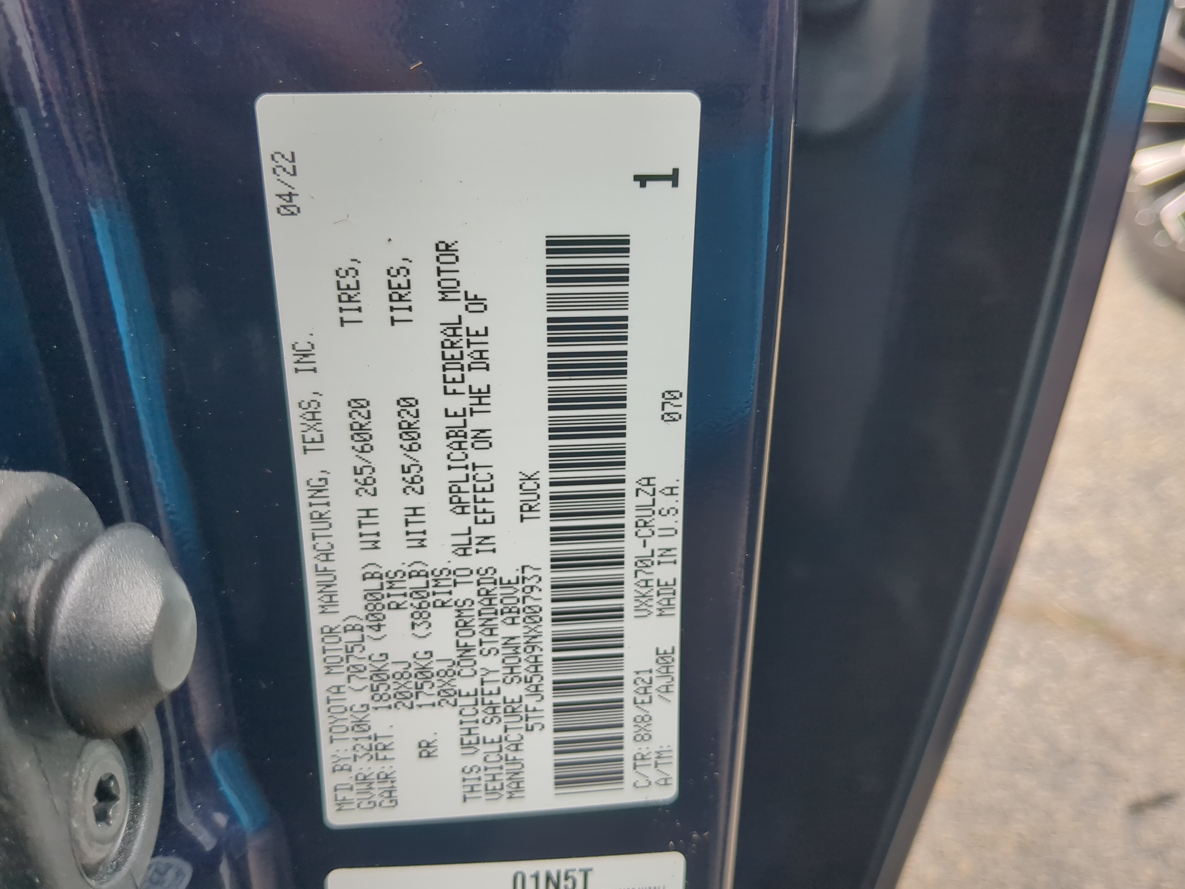Used 2022 Toyota Tundra Limited RWD image 29