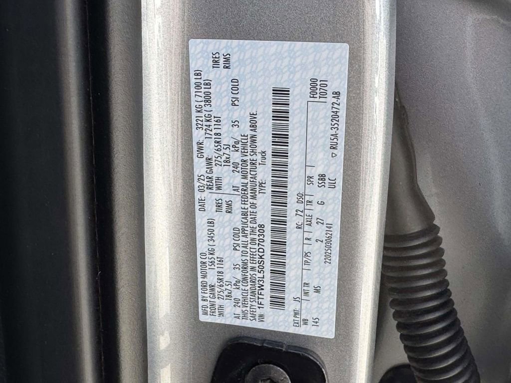 Certified 2025 Ford F150 XLT w/ Equipment Group 301A Standard AWD/4WD image 26