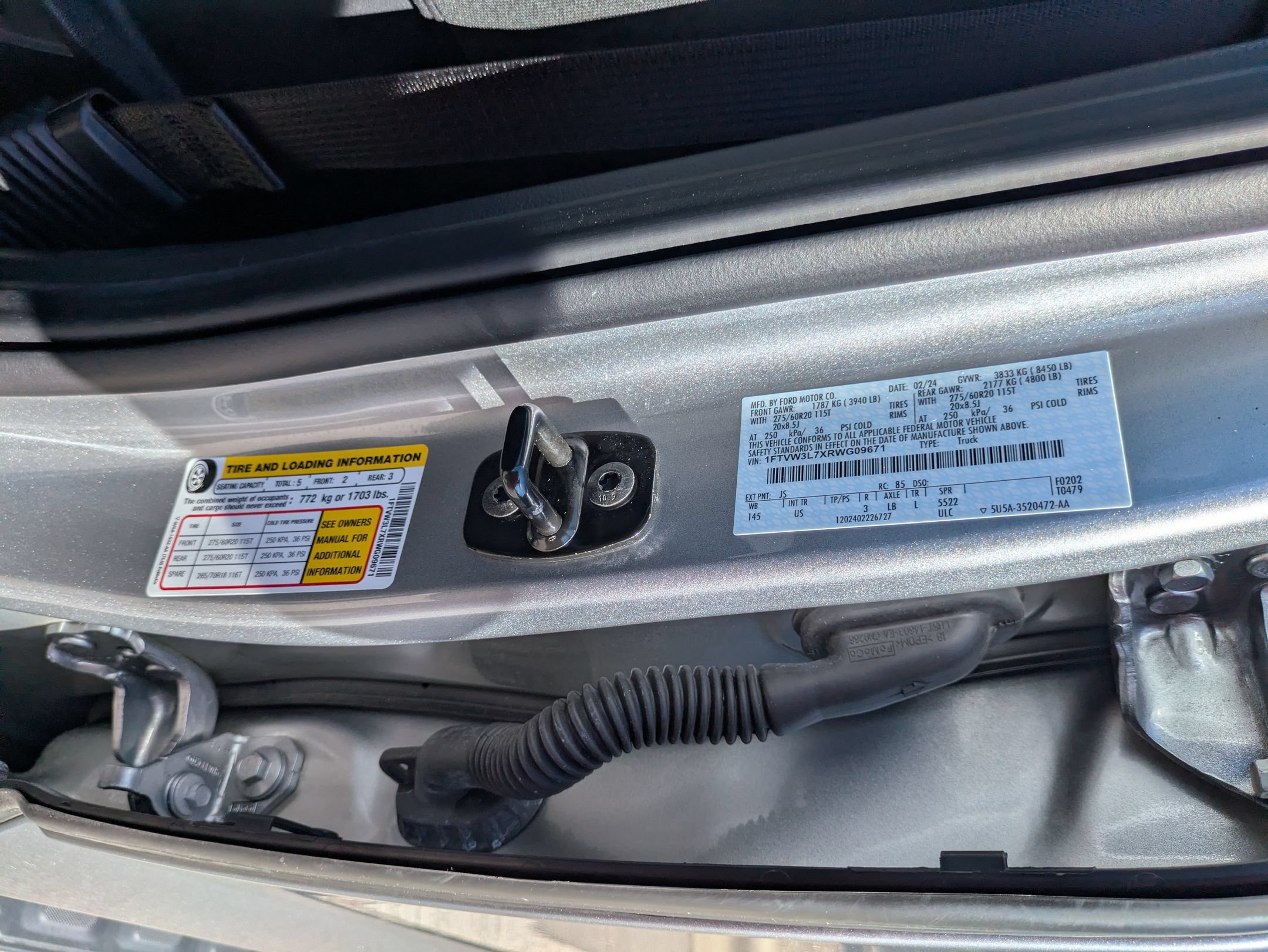 Certified 2024 Ford F150 Lightning Flash w/ Max Trailer Tow Package AWD/4WD image 46