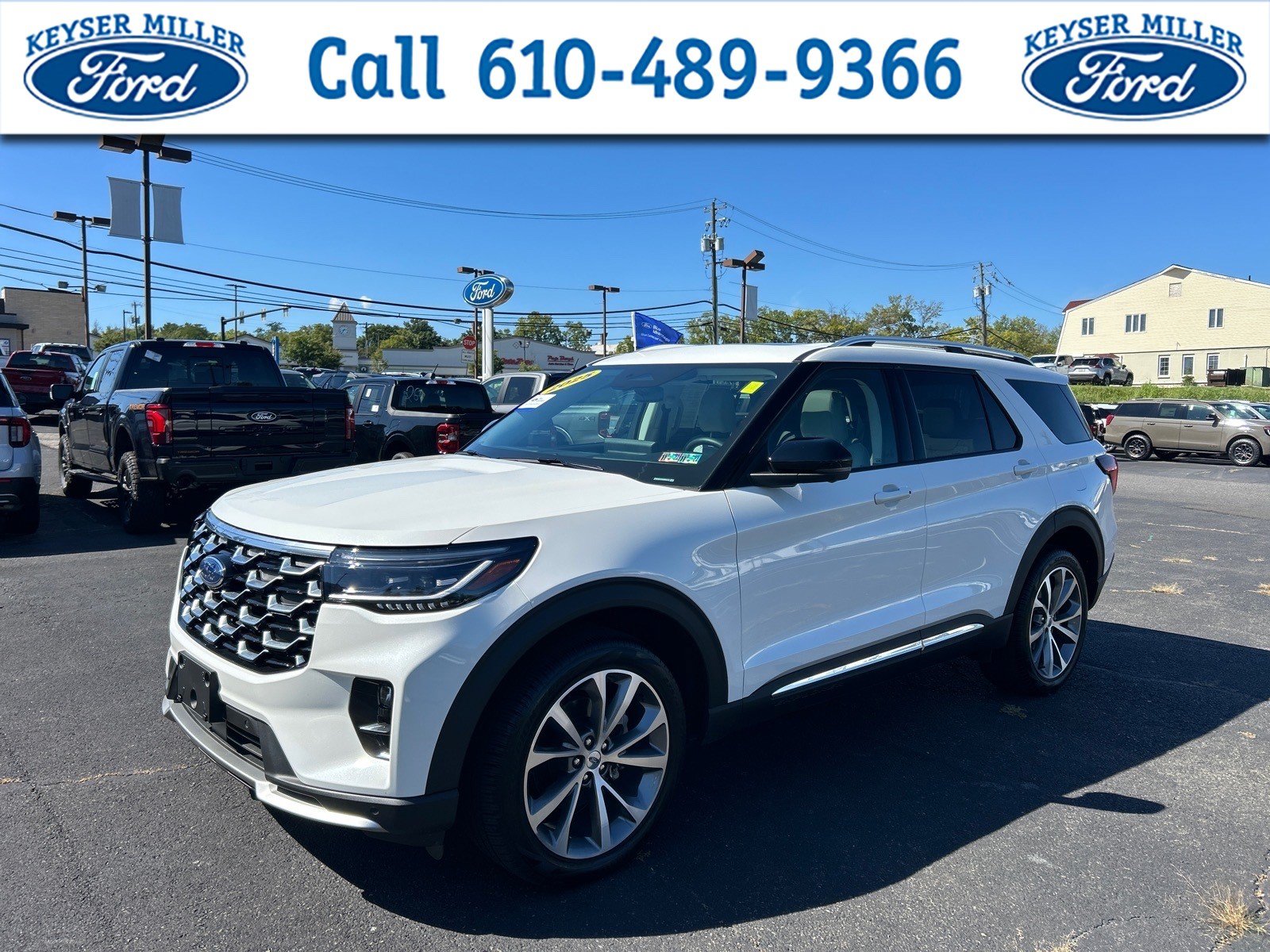 Certified 2025 Ford Explorer Platinum w/ Ultimate Package
