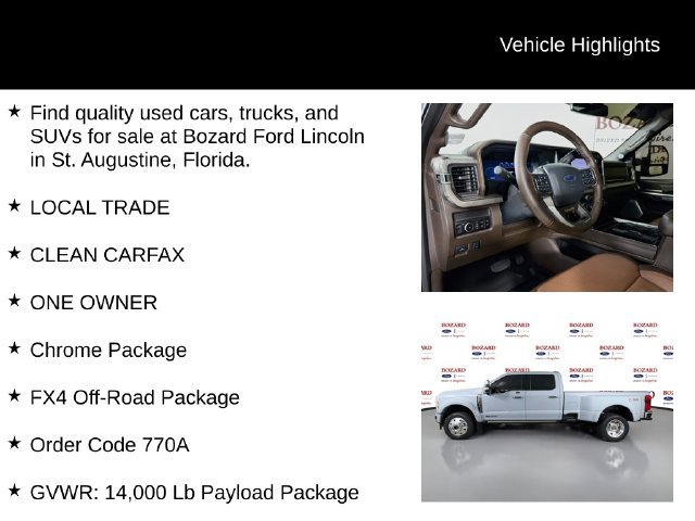 Certified 2025 Ford F450 King Ranch w/ Chrome Package AWD/4WD image 2