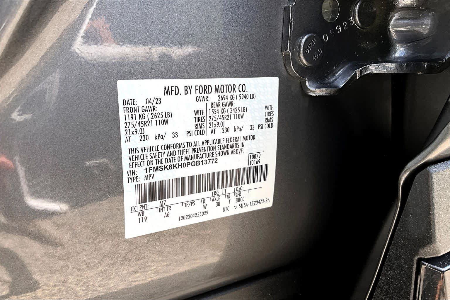 Certified 2023 Ford Explorer ST-Line w/ Class IV Trailer Tow Package AWD/4WD image 34