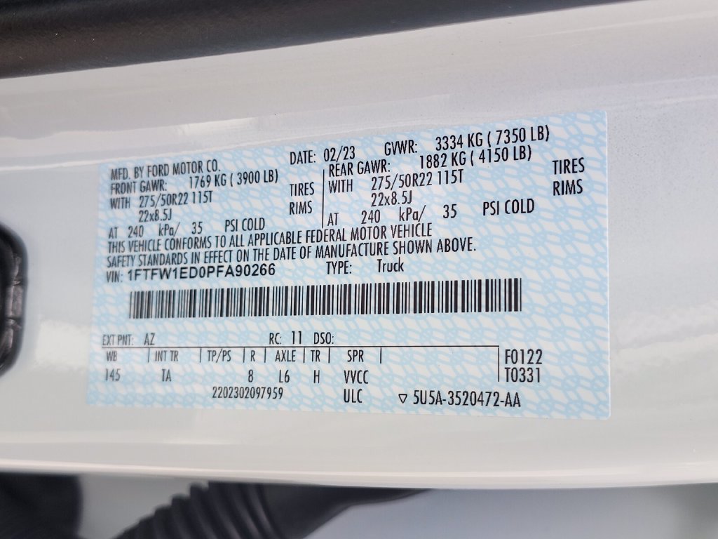 Certified 2023 Ford F150 Limited AWD/4WD image 35