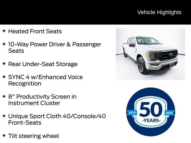 Certified 2023 Ford F150 XLT w/ Equipment Group 302A High image 17