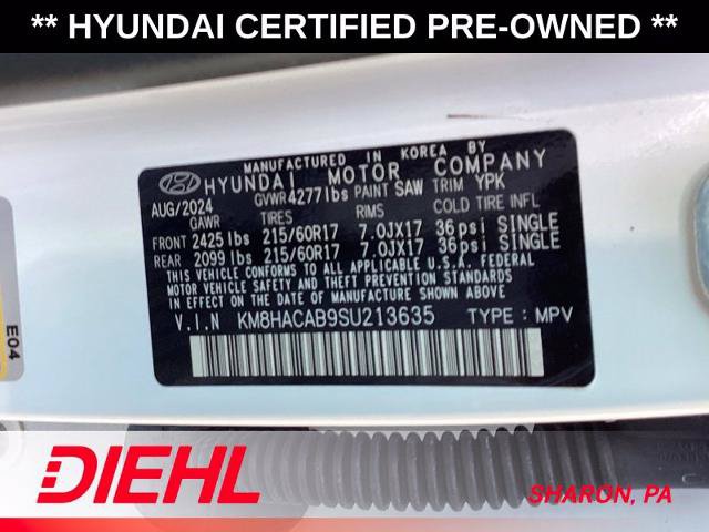 Certified 2025 Hyundai Kona SE AWD/4WD image 9